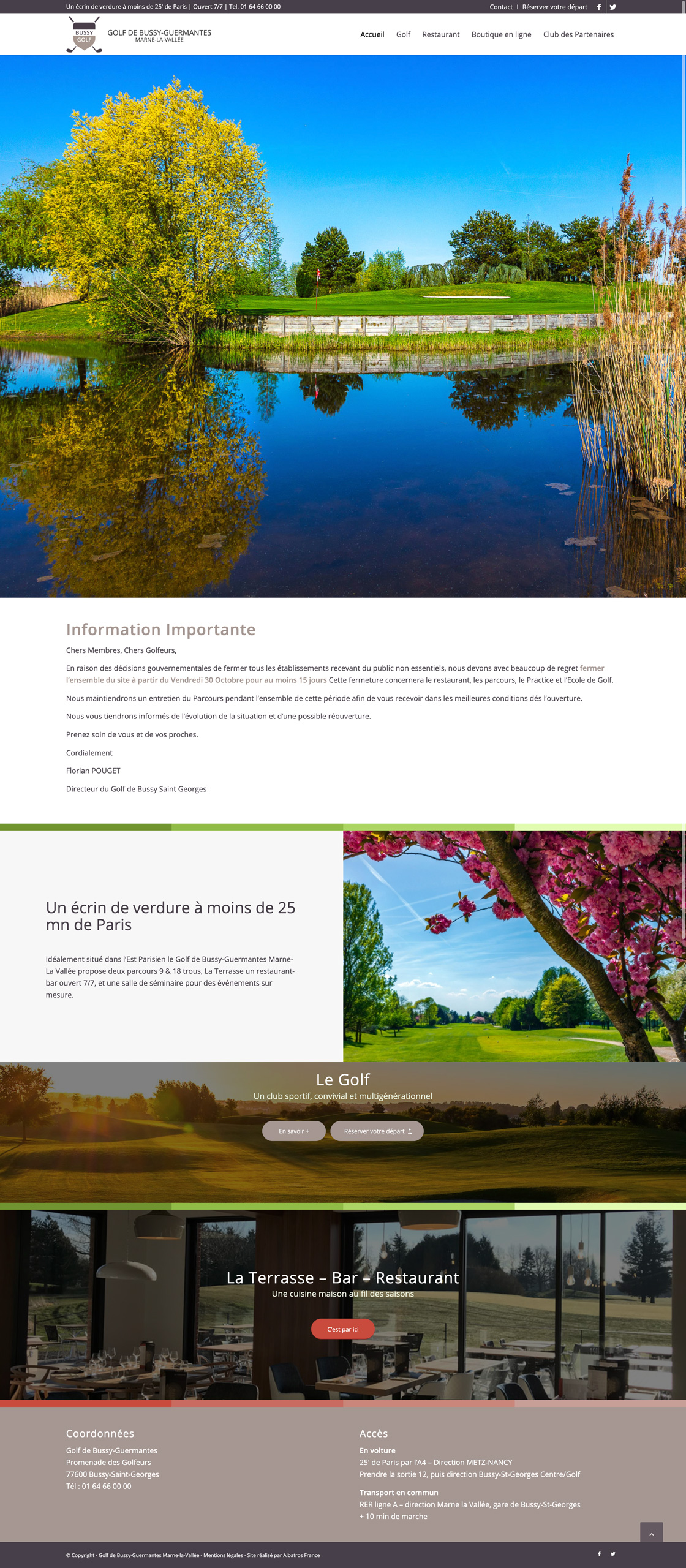 golf bussy Guermantes Marne la Vallee screenshot