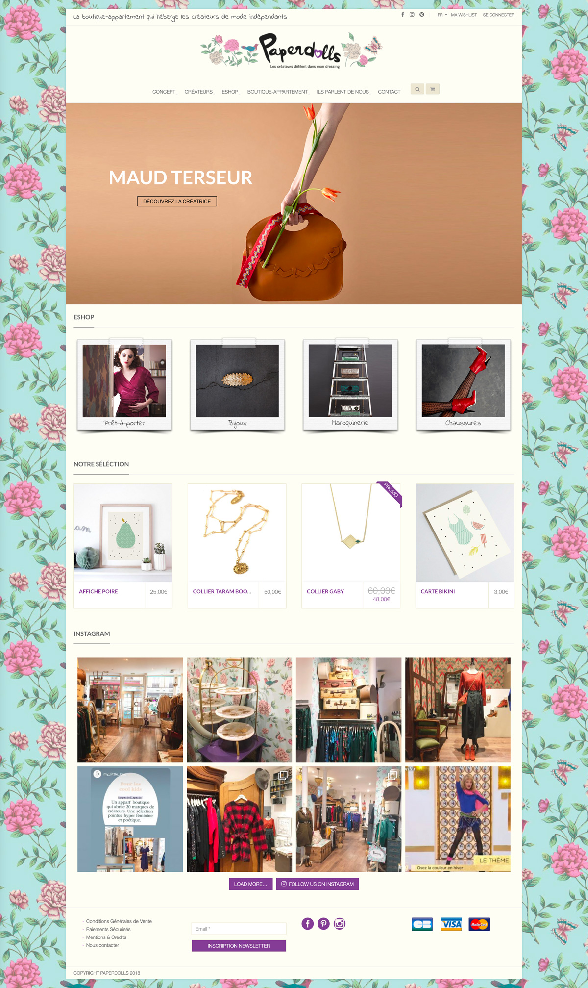 rdsc paperdolls website screenshot